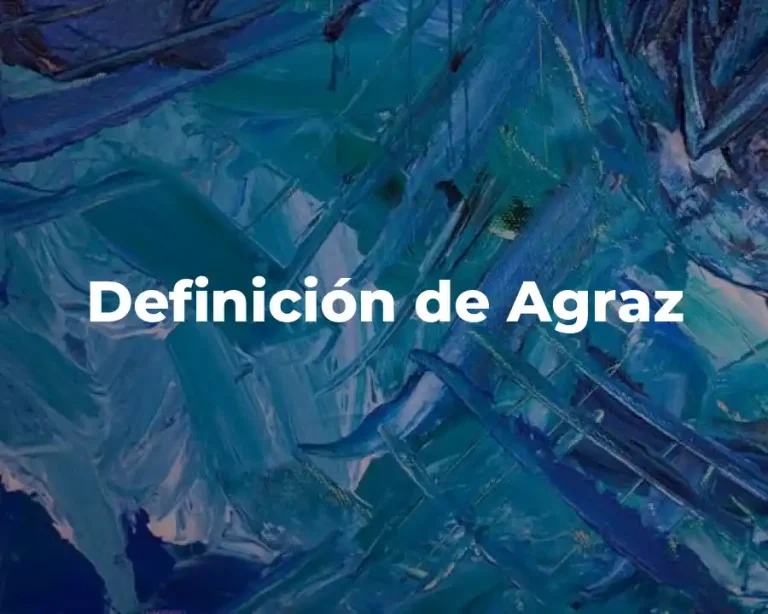 Definición de Agraz