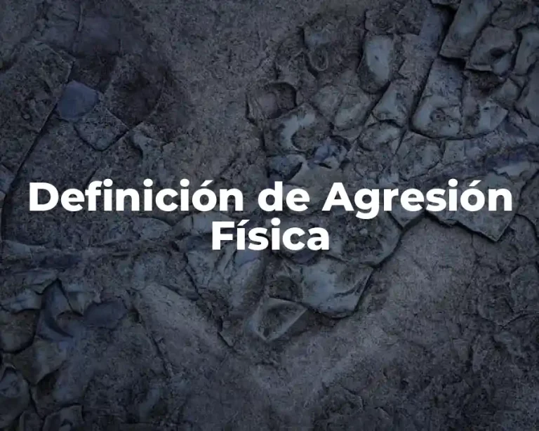 Definición de Agresión Física