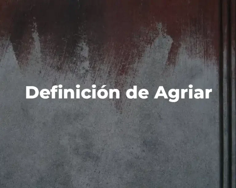 Definición de Agriar