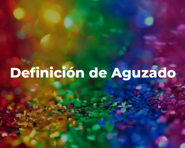 Definición de Aguzado