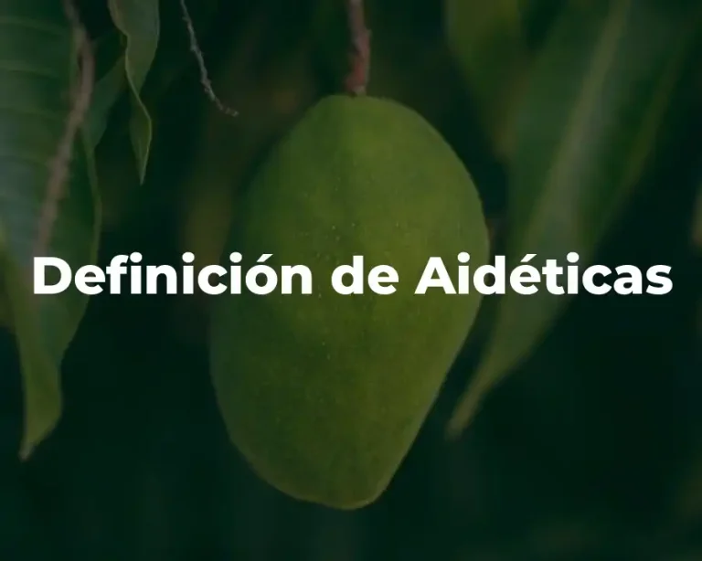 Definición de Aidéticas