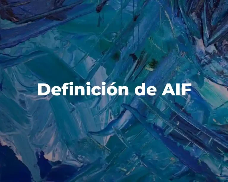 Definición de AIF