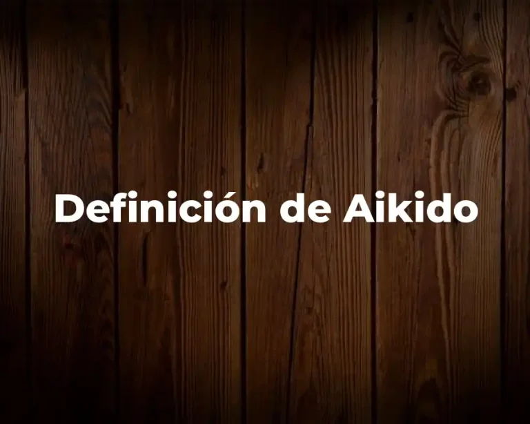 Definición de Aikido
