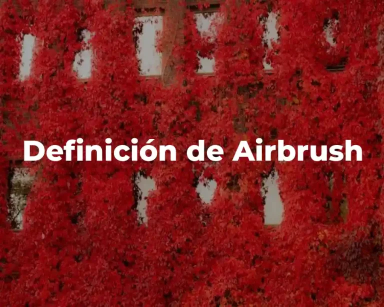 Definición de Airbrush
