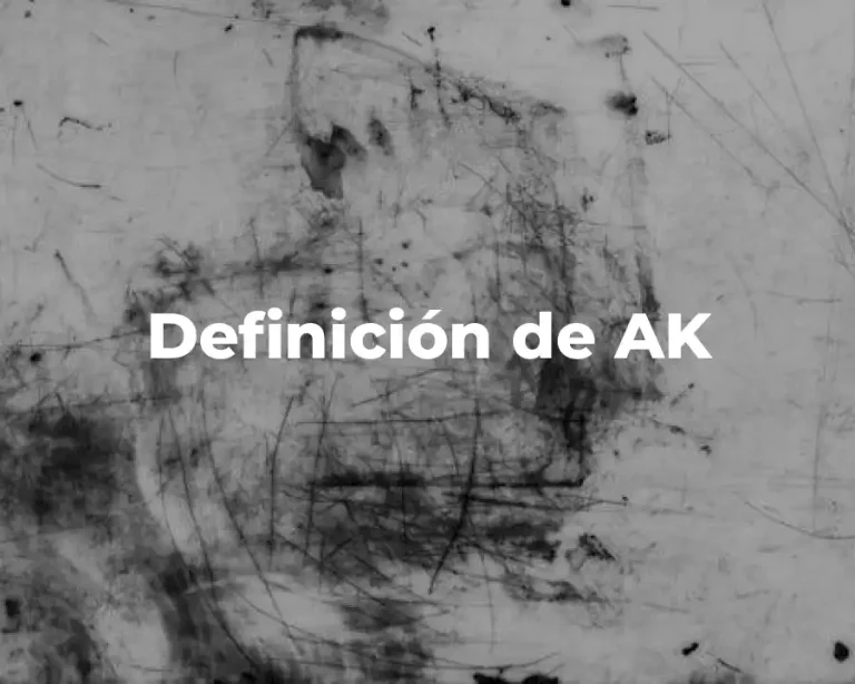 Definición de AK