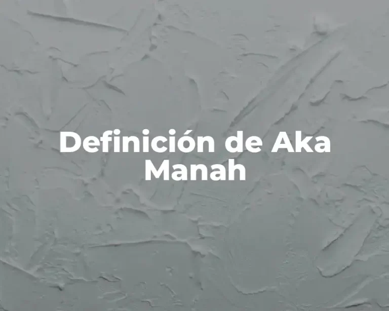 Definición de Aka Manah