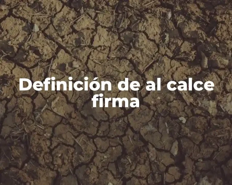 Definición de al calce firma