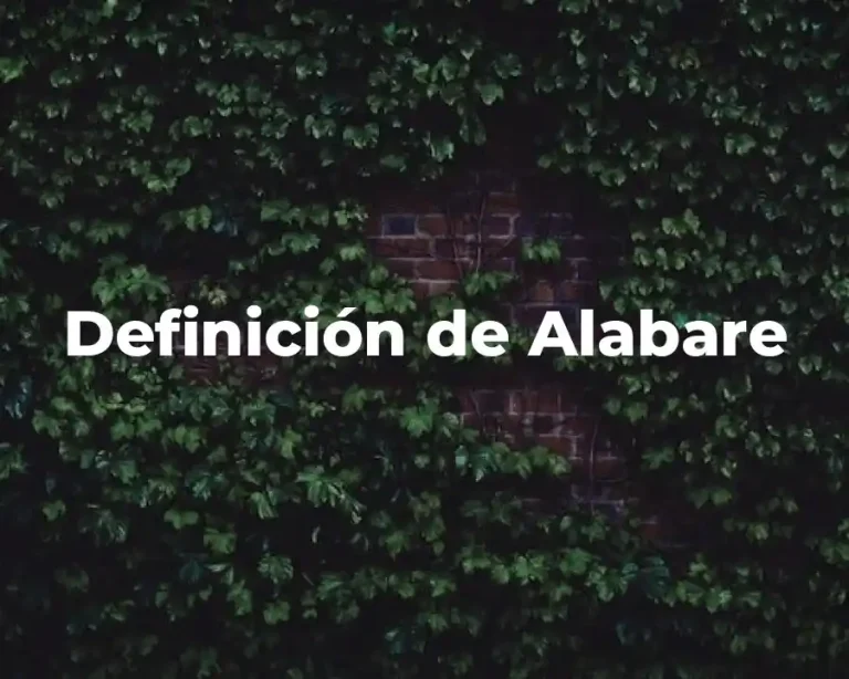 Definición de Alabare
