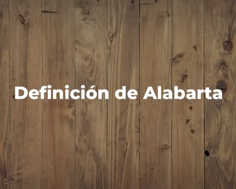 Definición de Alabarta