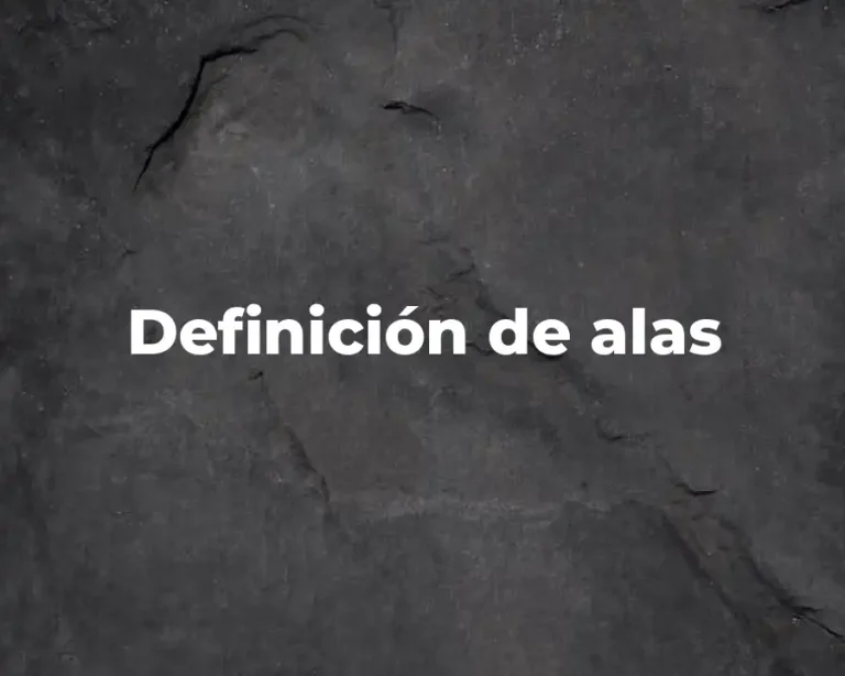 Definición de alas