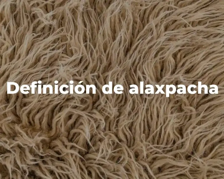 Definición de alaxpacha