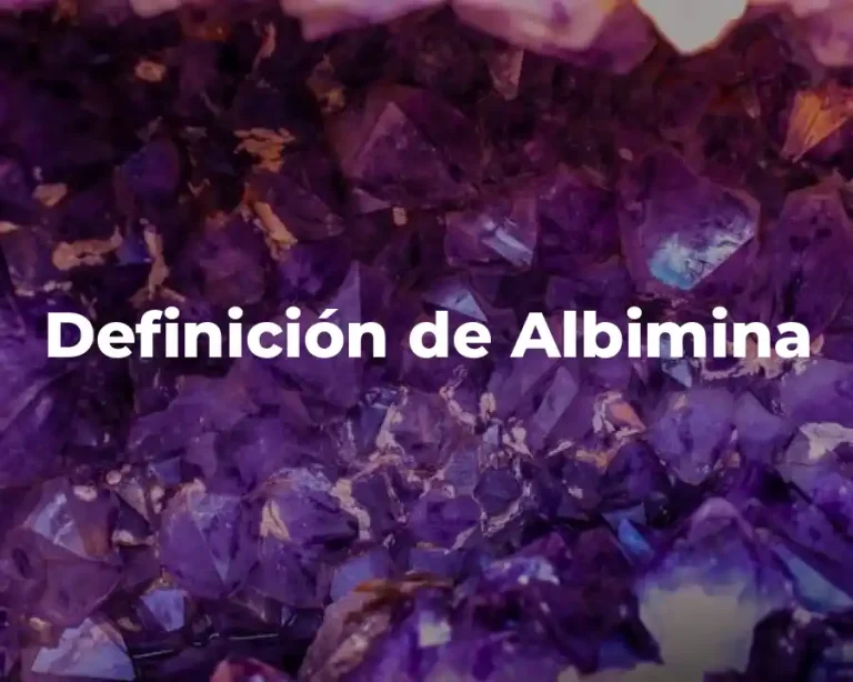 Definición de Albimina