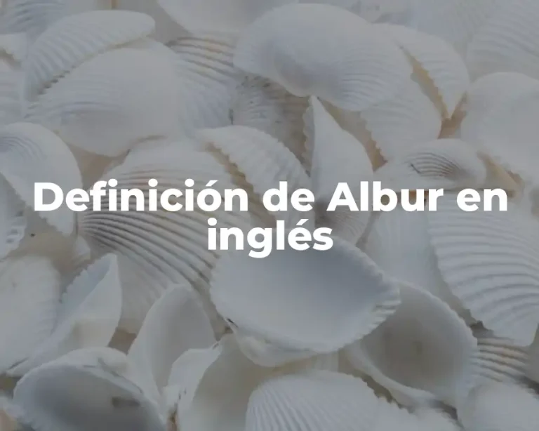 Definición de Albur en inglés