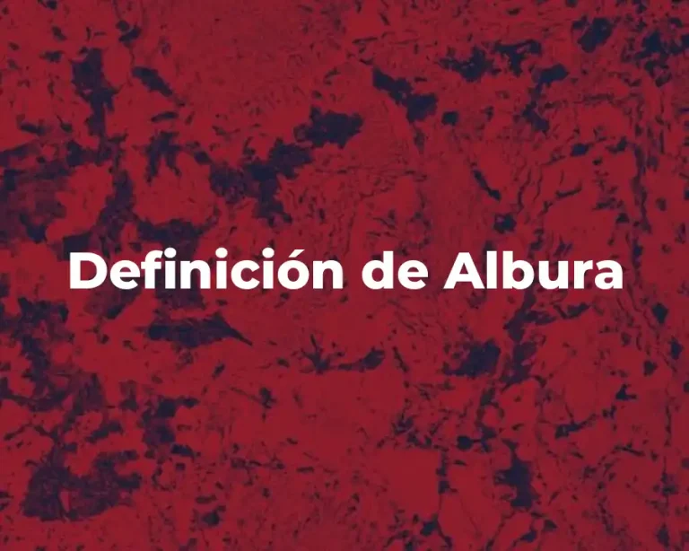 Definición de Albura