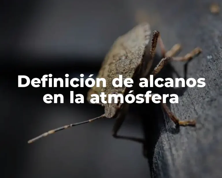 Definición de alcanos en la atmósfera