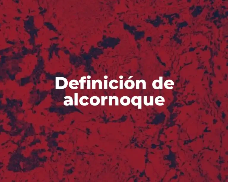 Definición de alcornoque