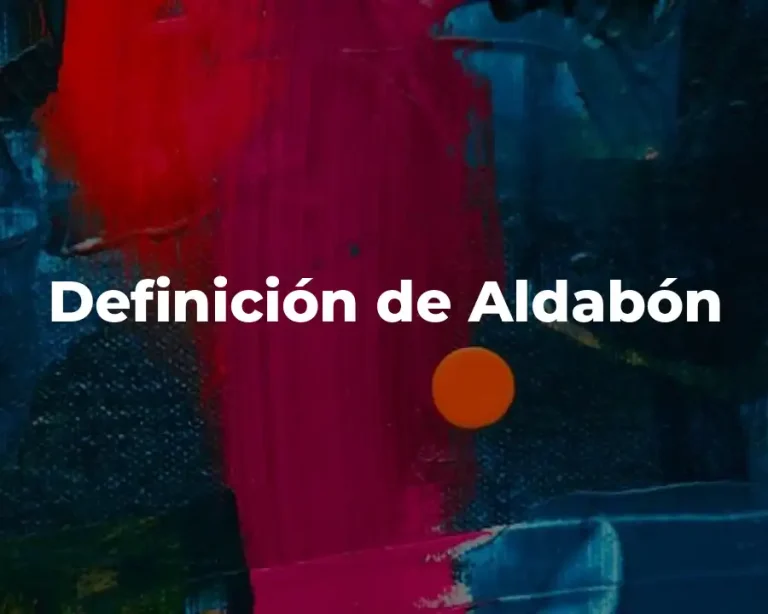 Definición de Aldabón