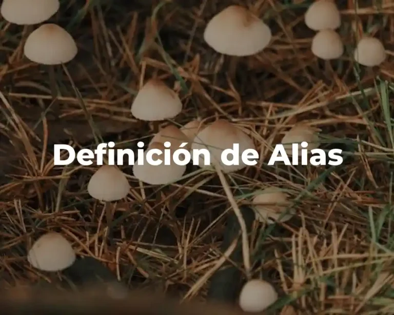 Definición de Alias