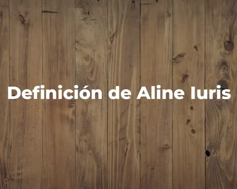 Definición de Aline Iuris