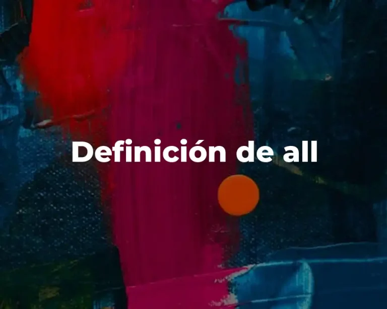 Definición de all