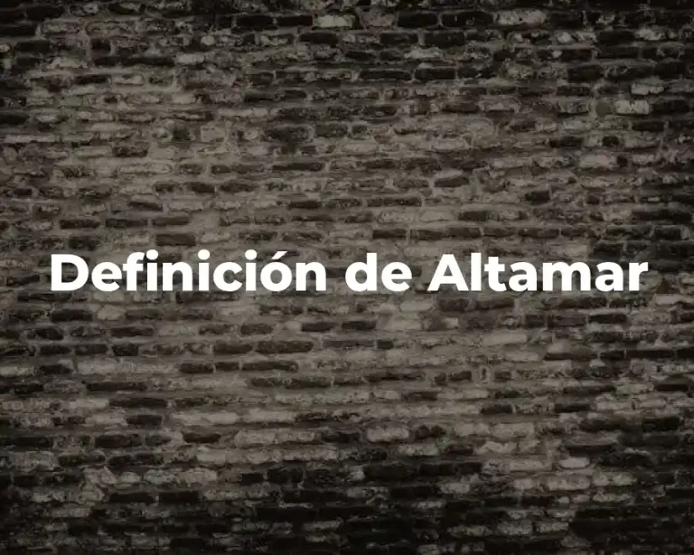 Definición de Altamar