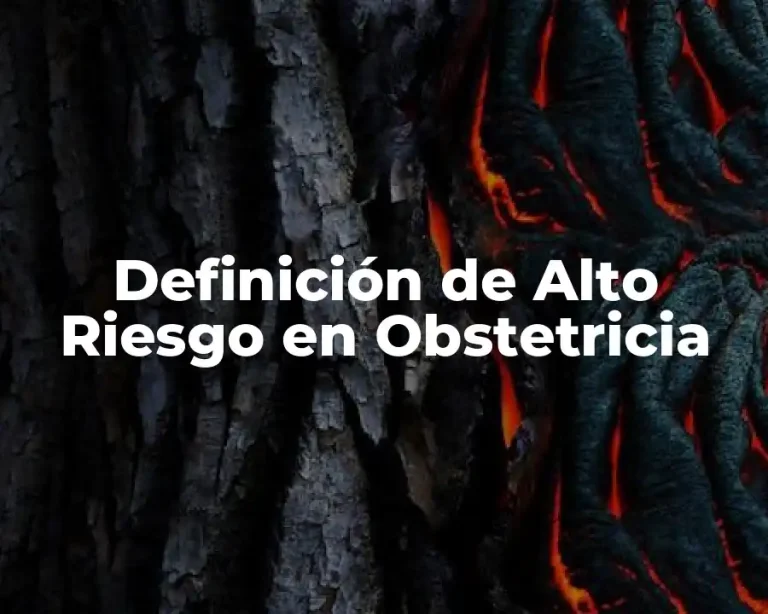 Definición de Alto Riesgo en Obstetricia