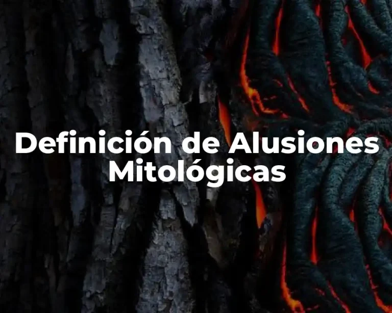 Definición de Alusiones Mitológicas