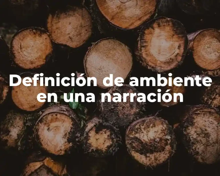 Definición de ambiente en una narración