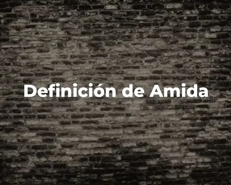 Definición de Amida
