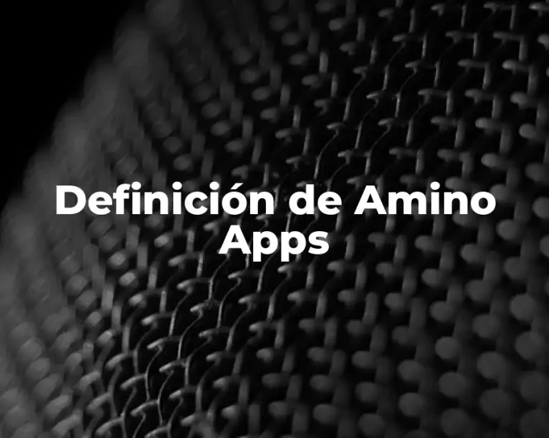 Definición de Amino Apps
