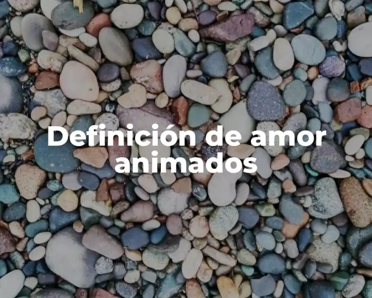 Definición de amor animados
