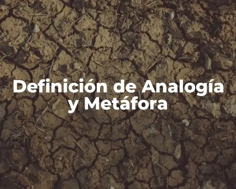 Definición de Analogía y Metáfora