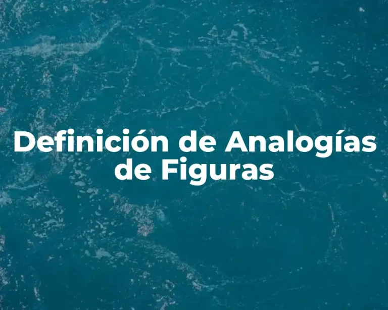 Definición de Analogías de Figuras