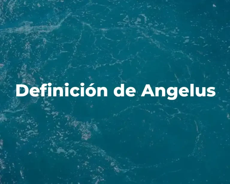 Definición de Angelus