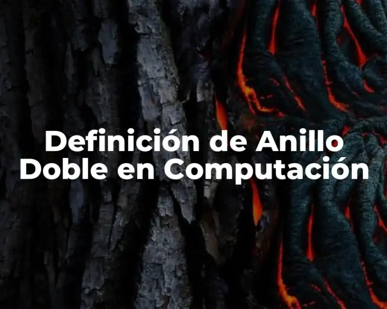 Definición de Anillo Doble en Computación