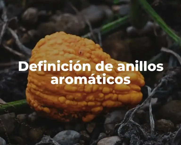 Definición de anillos aromáticos