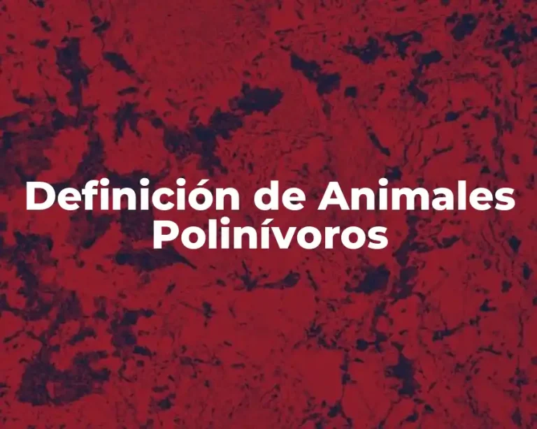 Definición de Animales Polinívoros