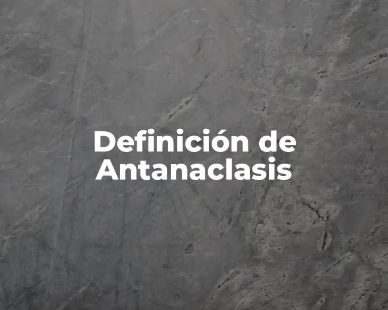 Definición de Antanaclasis