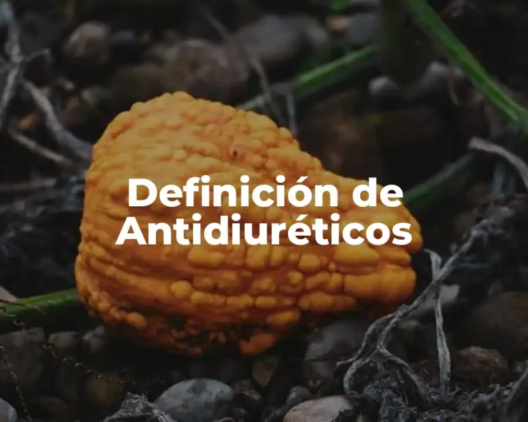 Definición de Antidiuréticos