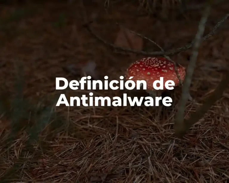 Definición de Antimalware