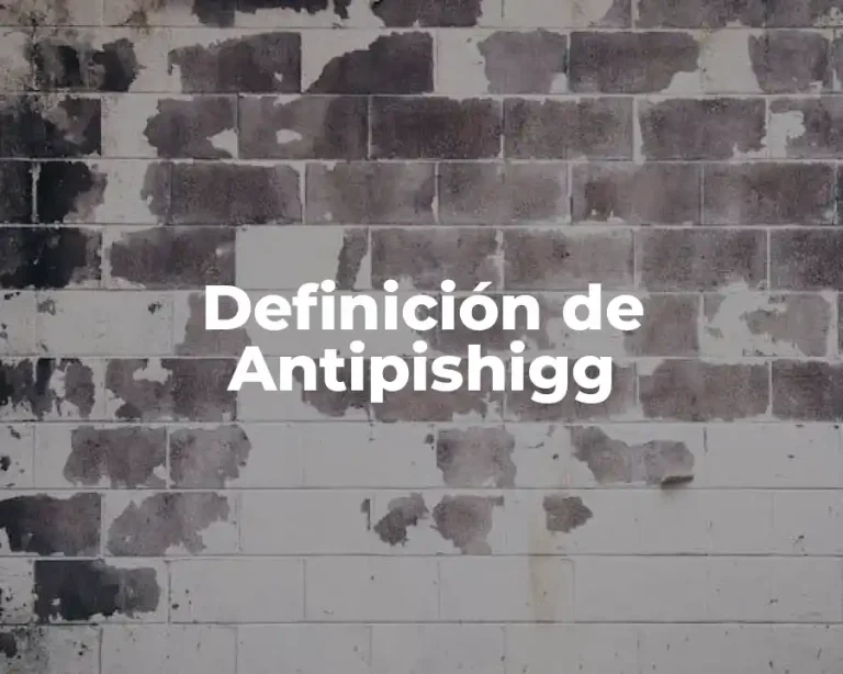 Definición de Antipishigg