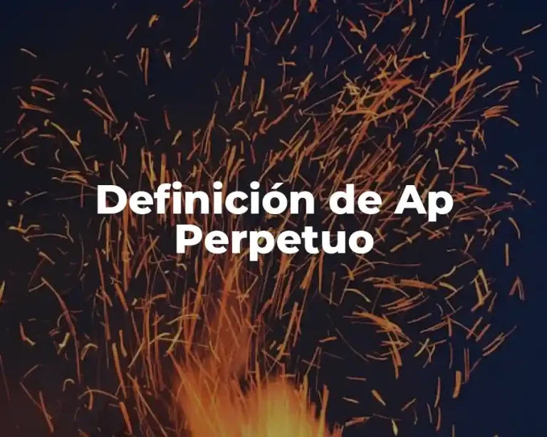 Definición de Ap Perpetuo