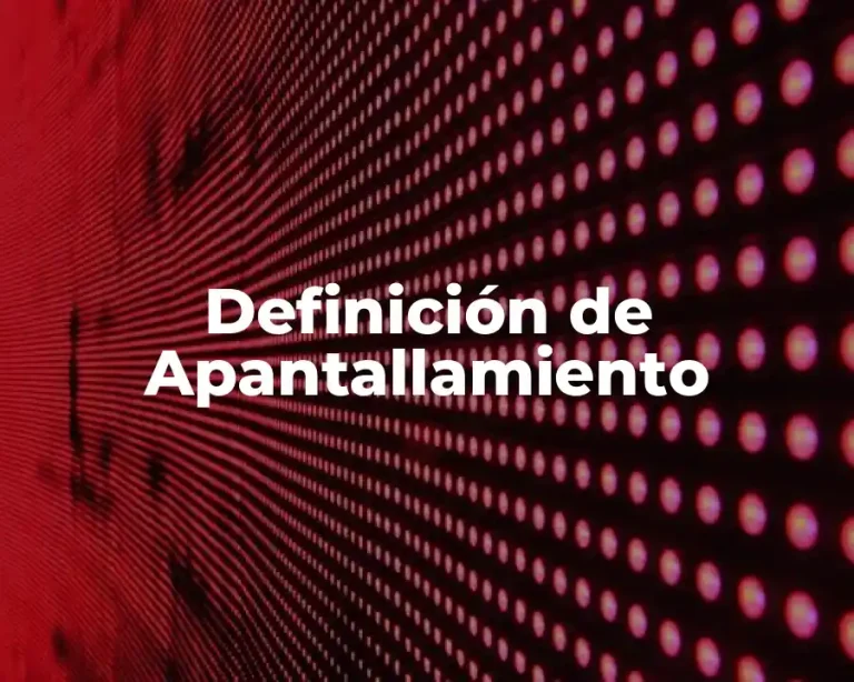 Definición de Apantallamiento