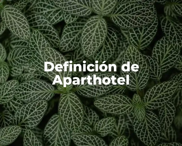 Definición de Aparthotel