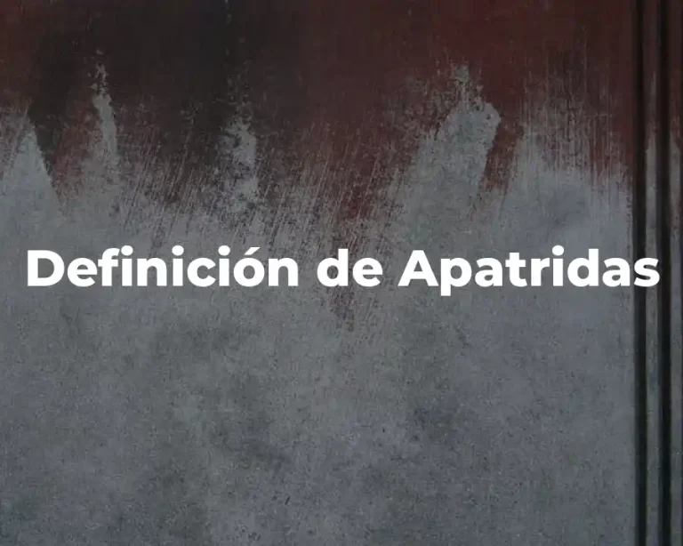 Definición de Apatridas