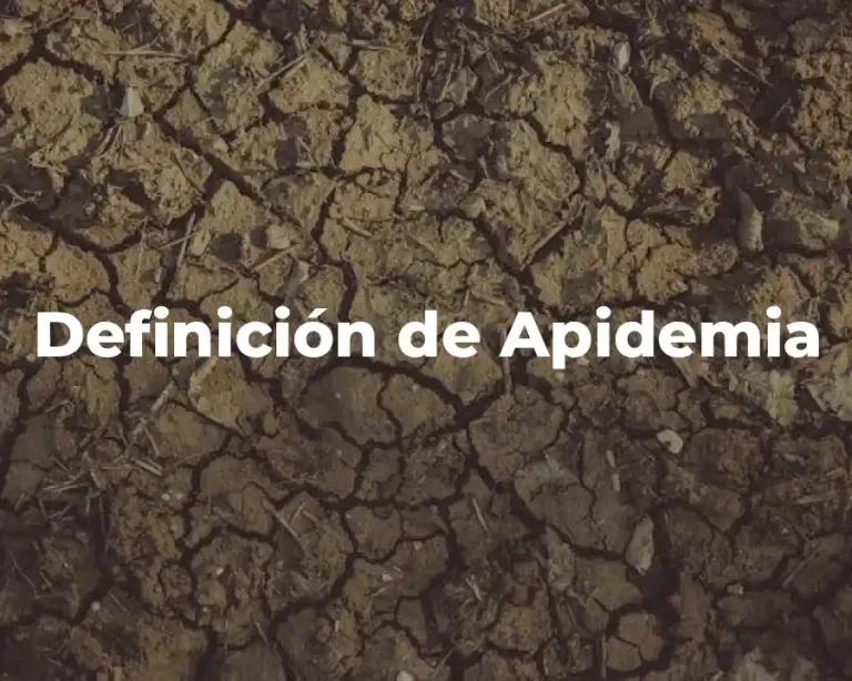Definición de Apidemia