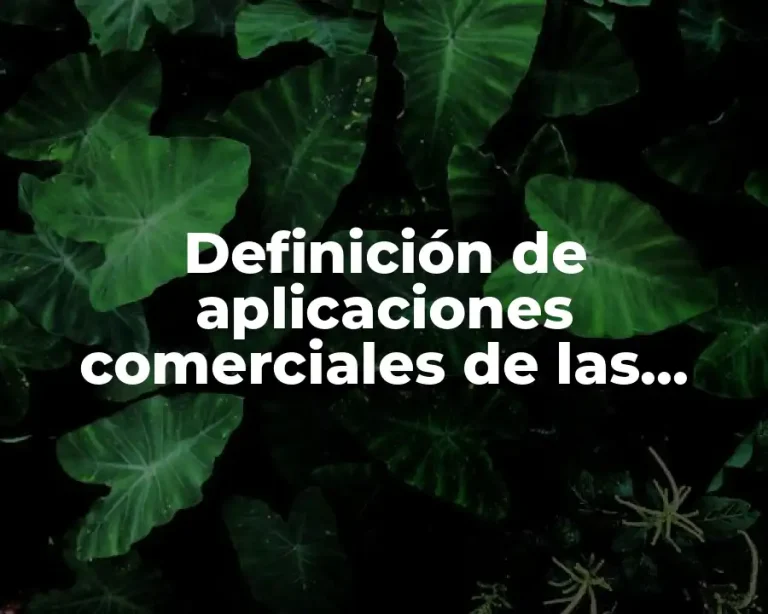 Definición de aplicaciones comerciales de las reacciones de neutralización