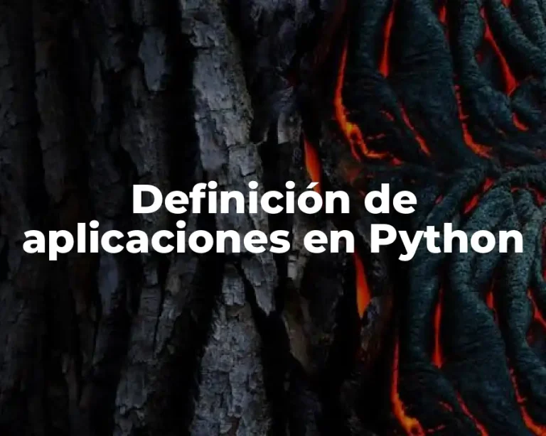 Definición de aplicaciones en Python