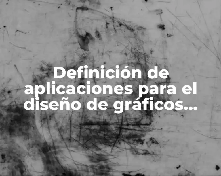 Definición de aplicaciones para el diseño de gráficos vectoriales