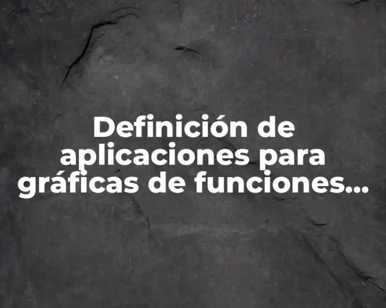Definición de aplicaciones para gráficas de funciones trigonométricas